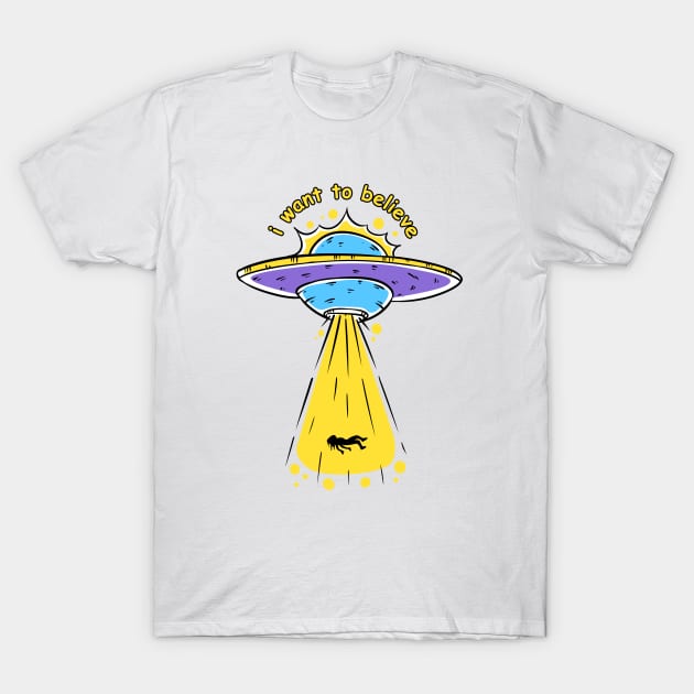 ufo T-Shirt by vanpaul54